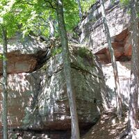 Geißenschlupf-Felsen am Kippkopf nahe Leimen/Pfalz