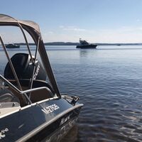 Boote auf dem Kelven-See