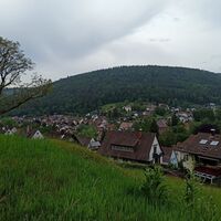 Blick auf Höfen