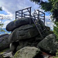 Anstieg zum Hochbuchetfelsen