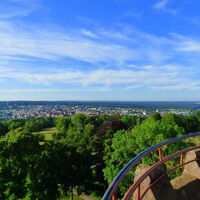 traumhafter Blick vom Friedrichsturm über Freudenstadt
