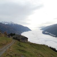 Oktobertag auf der Staneralm - hoch über dem Nebel im Mölltal