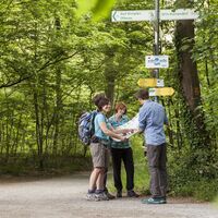 Wanderwegebeschilderung Bad Friedrichshall Wandern Rathay2015