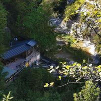 Die Jausenstation Ötscherhias von oben