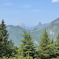 Blick auf Grimming im Hintergrund