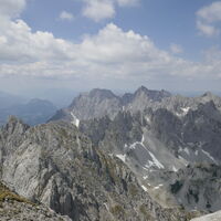 Blick in den westlichen Teil des Kaisergebirges