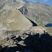 Einstieg in die Westwand