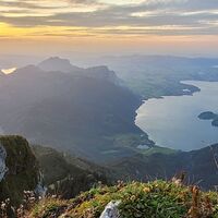 Sonnenuntergang Richtung Mondsee-Irrsee &amp; Fuschlsee
