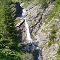 Wasserfall unterhalb von Crosenna