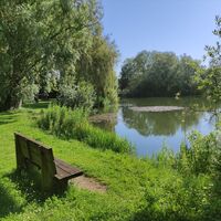 Velodrom-Teich in Albert-Somme-Hauts-de-France