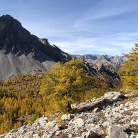 Vallone del Guiaud - Blick auf Guglia del Mezzodì
