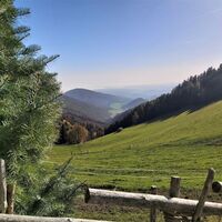 Ausblick vom Eibisberg, Naturpark Almenland, Oststeiermark