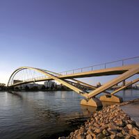 Dreiländerbrücke Weil am Rhein (D) - Huningue (F)