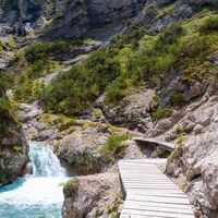 Wandersteg in der Gleirschklamm