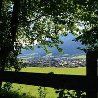 Söll_Dorfrunde_Blick ins Dorf_Wilder Kaiser