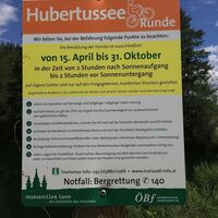 Tafeln am Beginn/Endpunkt der Runde