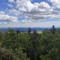 Aussicht von der Großen Kanzel Richtung Freyung