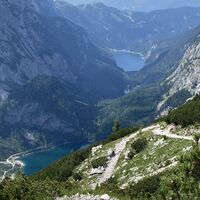 Absteig in Richtung Gosauseen