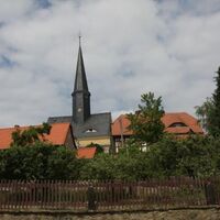 Panorama Jauernick mit Blick auf die Bergkapelle
