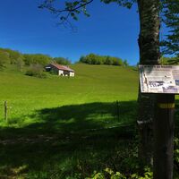 Ferme de Deschapoux, sentier du Maquis