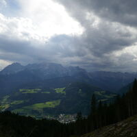 Wir sind trocken geblieben - die dunklen Wolken leerten sich erst gegen Abend