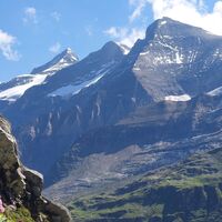 Blick auf das große Wiesbachhorn