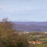 Blick vom Röschental zum Brocken