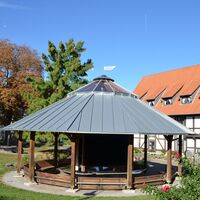 Gradierpavillon im Rosengarten Salzgitter-Bad