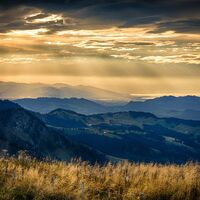 Nagelfluh-Naturpark, Blick bis zum Bodensee
