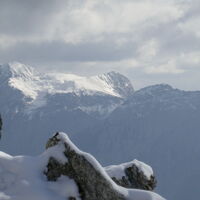 Blick zum Admonter Kalbling und Sparafeld