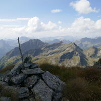 ein sehr, sehr einsamer Gipfel in den Schladminger Tauern