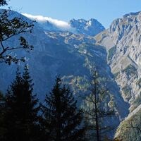 Die Riegerin (1939 m) aus dem Brunntal
