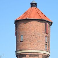 Spitze des Wasserturms in Salzgitter-Lobmachtersen