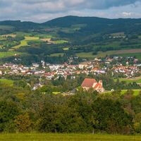Blick zurück auf Pöggstall