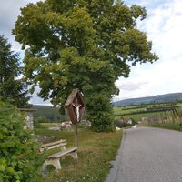 Fritzn-Kreuz Kriechenlee bei Passail, Naturpark Almenland in der Oststeiermark