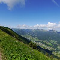 Blick ins Kleinwalsertal