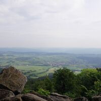 Blick von der Kalbe ins Tal