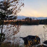 Sonnenuntergang am Joutsijärvi