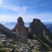 Felsgipfel am Dalfazer Kamm