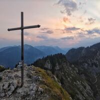 Gipfelkreuz Ettaler Manndl
