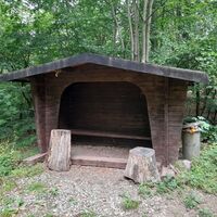 Schutzhütte an der Grenzeiche