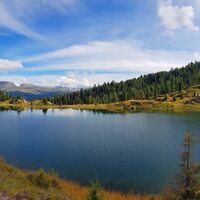 Colbricon See und Hütte