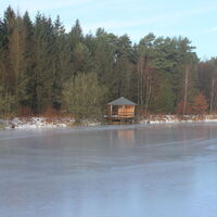 Angelbecksteich im Winter