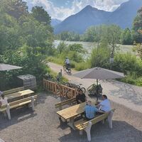 Blick von der Dachterrasse Lido Innradweg Brixlegg