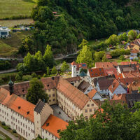 Fantastische Aussicht auf das Wolfacher Schloss