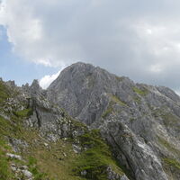 Rückblick zur massiven Maukspitze