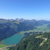 Haldensee - Blick von der Rot Flüh