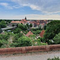 Blick auf Havelberg vom Dom