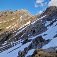 Blick Richtung Schwarzhanskarspitze
