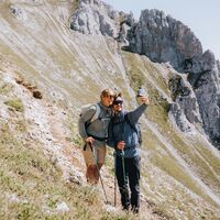 Selfie am Bergpfad